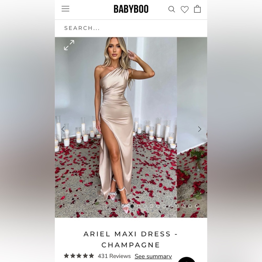 Champagne Maxi Dress